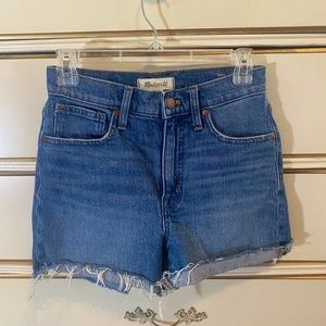Madewell High-Rise Denim Shorts